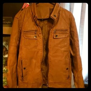 Tan Bomber jacket